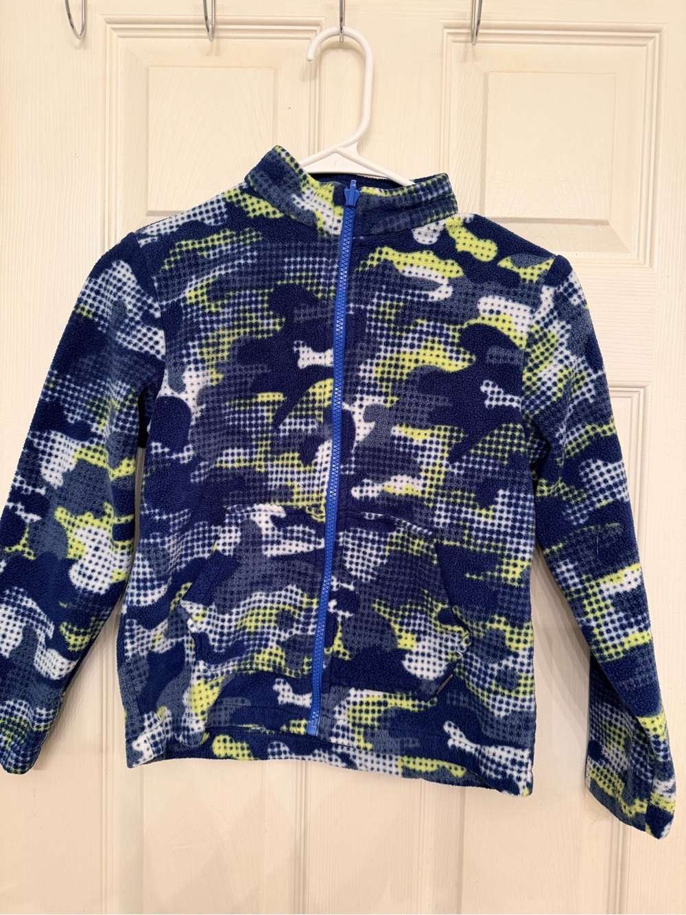 Eddie Bauer Boys Navy Blue Camo Jacket